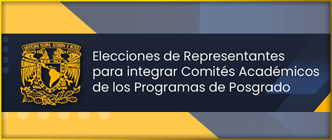 ELECCIÓN DE REPRESENTANTES ANTE COMITÉS ACADÉMICOS DE PROGRAMAS DE POSGRADO, 4 DE ABRIL DE 2024
