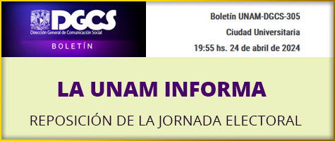 Boletín UNAM-DGCS-305 Ciudad Universitaria, 19:55 hs. 24 de abril de 2024, La Comisión Especial Electoral del Consejo Universitario, en sesión extraordinaria.