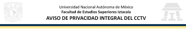 Aviso de Privacidad, Facultad de Estudios Superiores Iztacala