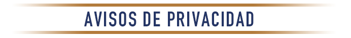 Aviso de privacidad