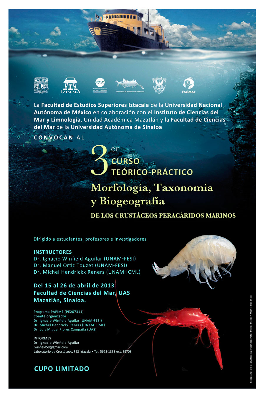 Cartel Peracáridos 2013