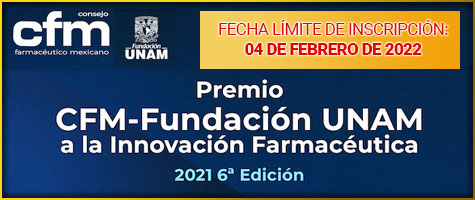 Premio CFM-Fundación UNAM a la Innovación Farmacéutica 2021.