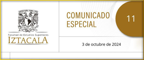 A LA COMUNIDAD DE LA FES IZTACALA.