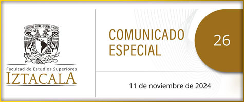 A LA COMUNIDAD DE LA FES IZTACALA.