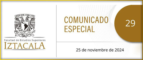 A LA COMUNIDAD DE LA FES IZTACALA.