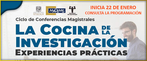 MADEMS-Psicología invita a sus estudiantes, egresados e interesados a participar en el seminario LA COCINA DE LA INVESTIGACIÓN.