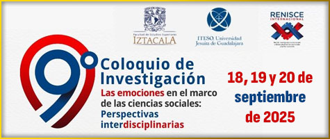 9° Coloquio de Investigación. Las emociones en el marco de las ciencias sociales: Perspectivas interdisciplinarias 18, 19 y 20 de septiembre de 2025.