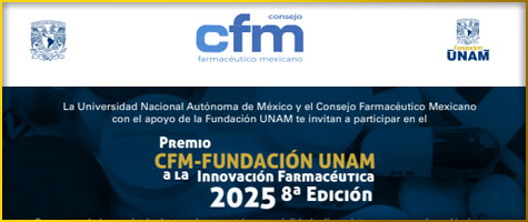 PREMIO CFM - FUNDACIÓN UNAM a la Innovación Farmacéutica Edición 2025.