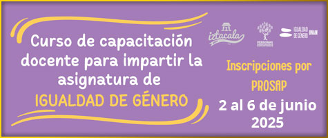 Curso de capacitación para impartir la asignatura de igualdad de género, del 2 al 6 de junio, inscripciones por prosap.