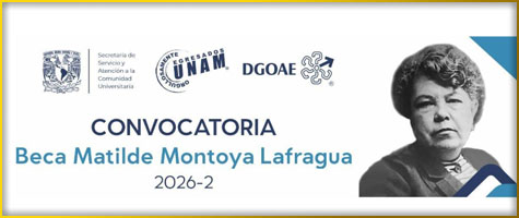 Convocatoria Beca Matilde Montoya Lafragua 2026-2.
